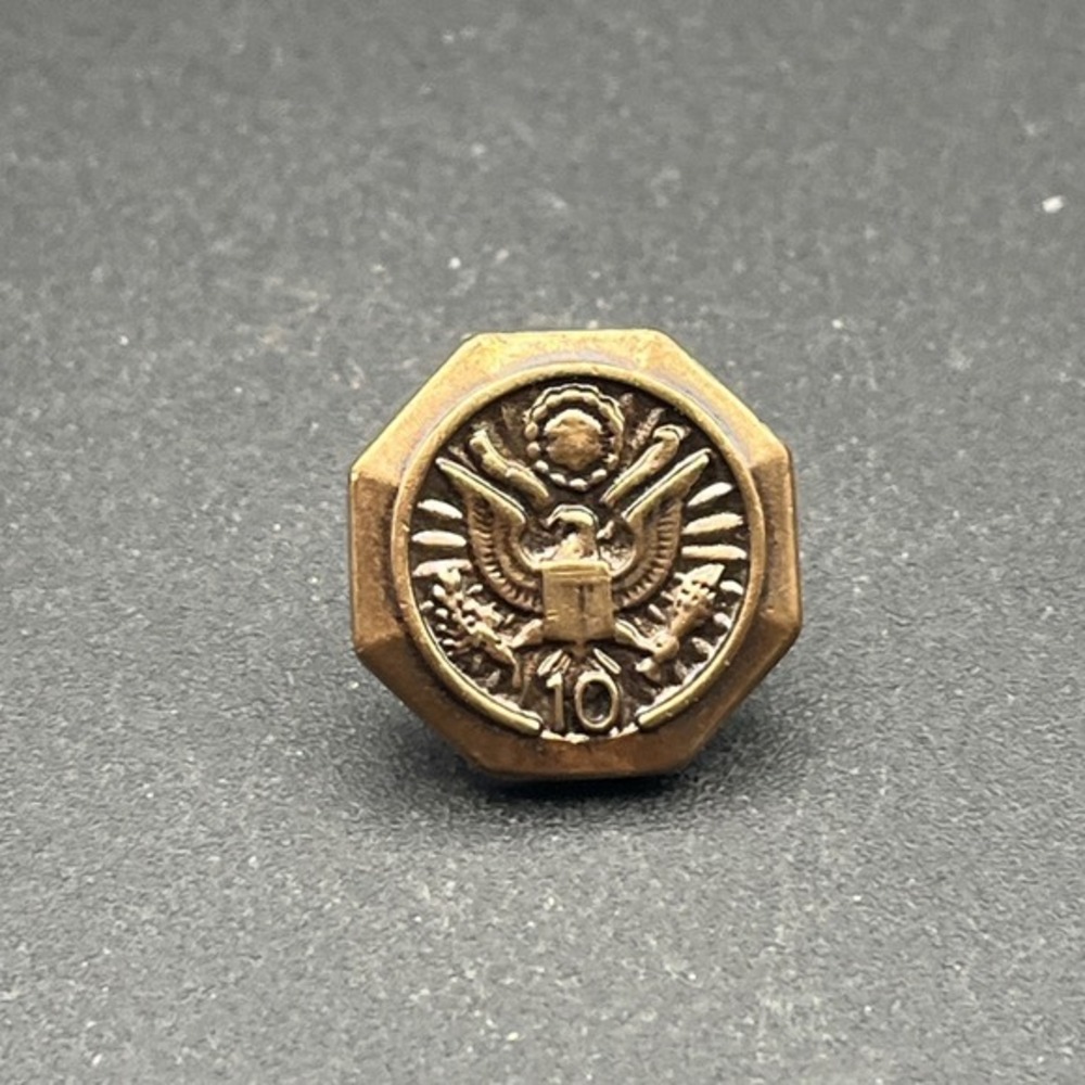 Federal Government Civil Service 10 Years Lapel Hat Pin‎